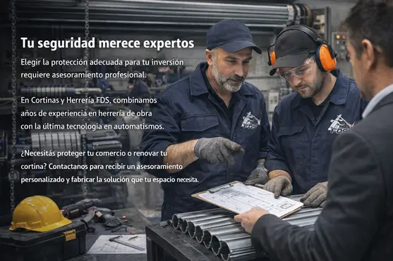 Asesoramiento profesional en cortinas metálicas